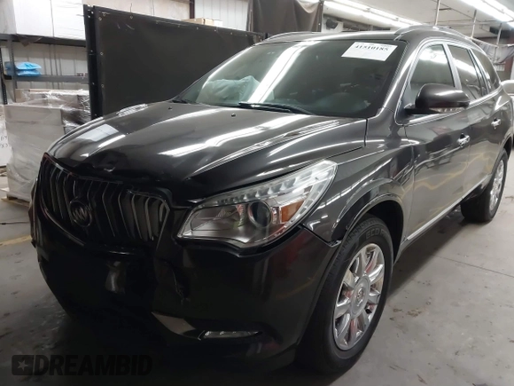 2015 Buick Enclave Leather with VIN 5GAKVBKD0FJ317593, listed as a IAAI auction lot 41510185 with 124,647 mi miles and . Bid and sale history available at carsss.com. Image 17.