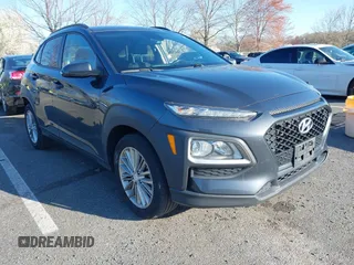 2019 Hyundai Kona SEL with VIN KM8K2CAAXKU318906, listed as a IAAI auction lot 41992237 with 101,964 mi miles. Bid and sale history available at carsss.com. Image 1.