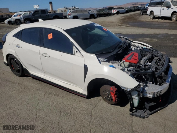 2021 Honda Civic Type R Touring with VIN SHHFK8G72MU205038, listed as a Copart auction lot 70640934 with 0 mi miles and Salvage Title. Bid and sale history available at carsss.com. Image 4.