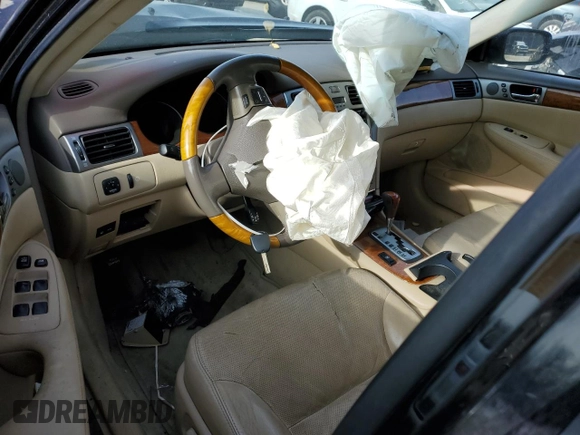 2005 Lexus ES 330 with VIN JTHBA30G355123434, listed as a Copart auction lot 46282485 with 0 mi miles and Salvage Title. Bid and sale history available at carsss.com. Image 8.