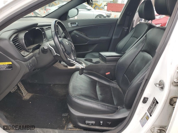 2013 Kia Optima SX with VIN 5XXGR4A69DG153432, listed as a Copart auction lot 51953435 with 220,202 mi miles and Salvage Title. Bid and sale history available at carsss.com. Image 7.