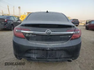 2017 Buick Regal Premium II with VIN 2G4GR5GX1H9136414, listed as a Copart auction lot 76053104 with 125,291 mi miles and Salvage Title. Bid and sale history available at carsss.com. Image 6.