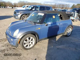 2007 MINI Convertible with VIN WMWRF33507TF66800, listed as a Copart auction lot 86871924 with 130,448 mi miles and Clean Title. Bid and sale history available at DreamBid. Image 1.