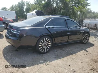2017 Lincoln Continental Reserve with VIN 1LN6L9NC1H5605714, listed as a Copart auction lot 64392454 with 0 mi miles and Salvage Title. Bid and sale history available at carsss.com. Image 3.