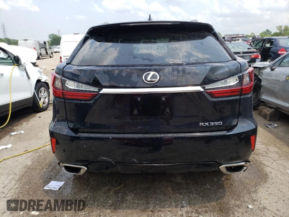 2016 Lexus RX 350 F Sport with VIN 2T2BZMCA7GC004116, listed as a Copart auction lot 62912224 with 138,023 mi miles and Salvage Title. Bid and sale history available at carsss.com. Image 6.