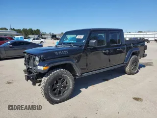 2021 Jeep Gladiator Willys с VIN 1C6HJTAG9ML592006, выставлен на аукционе Copart как лот 46604605 с пробегом 14 022 миль миль и Чистый • Clean title. История ставок и продаж доступна на DreamBid. Изображение 1.