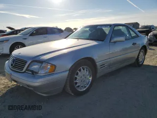 1996 Mercedes-Benz SL-Class with VIN WDBFA67F7TF129745, listed as a Copart auction lot 77851354 with 83,118 mi miles and Clean Title. Bid and sale history available at carsss.com. Image 1.