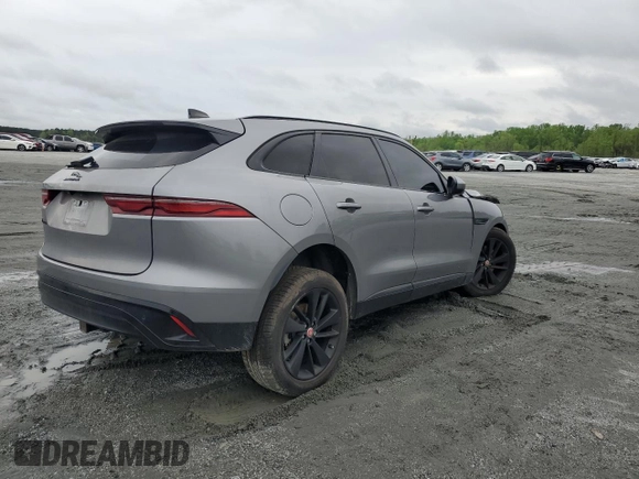 2023 Jaguar F-Pace S with VIN SADCJ2EX6PA716406, listed as a Copart auction lot 52357865 with 29,535 mi miles and Salvage title. Bid and sale history available at DreamBid. Image 3.
