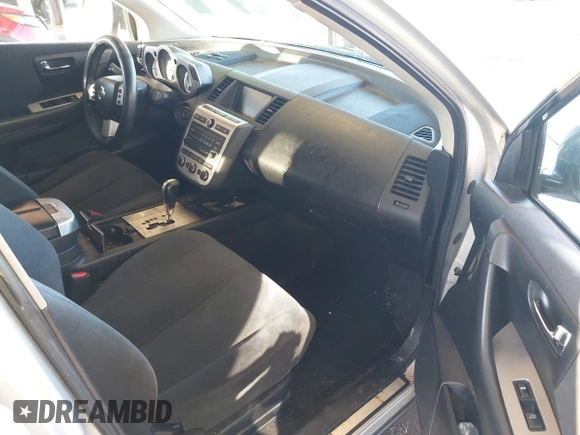 2006 Nissan Murano SL z VIN JN8AZ08W86W513364, wystawiony jako IAAI lot #41862202 z przebiegiem 168 454 mil mil oraz . Historia ofert i sprzedaży dostępna na DreamBid. Obrazek 5.