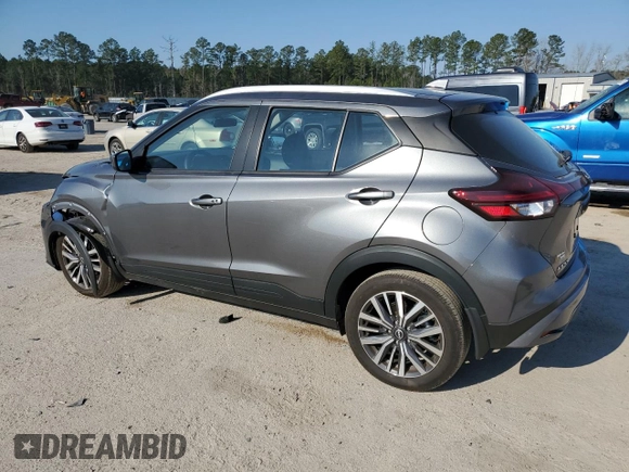 2024 Nissan Kicks SV with VIN 3N1CP5CV9RL529835, listed as a Copart auction lot 46814835 with 3,506 mi miles and Salvage Title. Bid and sale history available at carsss.com. Image 2.