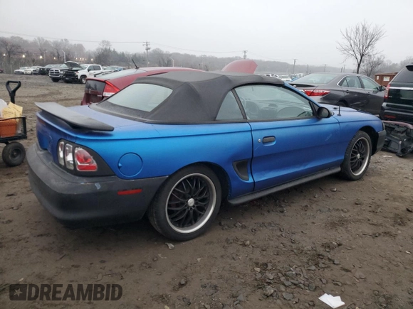 1994 Ford Mustang z VIN 1FALP45T2RF214782, wystawiony jako Copart lot #83860474 z przebiegiem 164 464 mil mil oraz Szkoda całkowita • Salvage title. Historia ofert i sprzedaży dostępna na DreamBid. Obrazek 3.