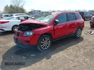 2017 Jeep Compass 75th Anniversary Edition with VIN 1C4NJDBB8HD101445, listed as a IAAI auction lot 41791238 with 35,526 mi miles. Bid and sale history available at carsss.com. Image 18.