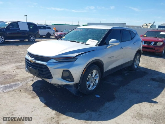 2020 Chevrolet Blazer LT with VIN 3GNKBHRS5LS580680, listed as a IAAI auction lot 41685035 with 94,436 mi miles. Bid and sale history available at carsss.com. Image 2.