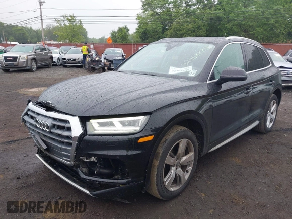 2019 Audi Q5 Premium Plus with VIN WA1BNAFY0K2079460, listed as a IAAI auction lot 42468889 with 89,306 mi miles and . Bid and sale history available at DreamBid. Image 17.