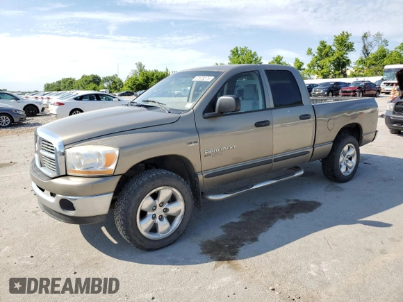2006 Dodge 1500 SLT z VIN 1D7HU18236S677243, wystawiony jako Copart lot #57978275 z przebiegiem Nie podano mil oraz Szkoda całkowita • Salvage title. Historia ofert i sprzedaży dostępna na DreamBid. Obrazek 1.