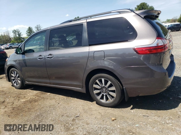 2018 Toyota Sienna XLE z VIN 5TDDZ3DC2JS200440, wystawiony jako Copart lot #54731805 z przebiegiem 80 636 mil mil oraz Szkoda całkowita • Salvage title. Historia ofert i sprzedaży dostępna na DreamBid. Obrazek 2.