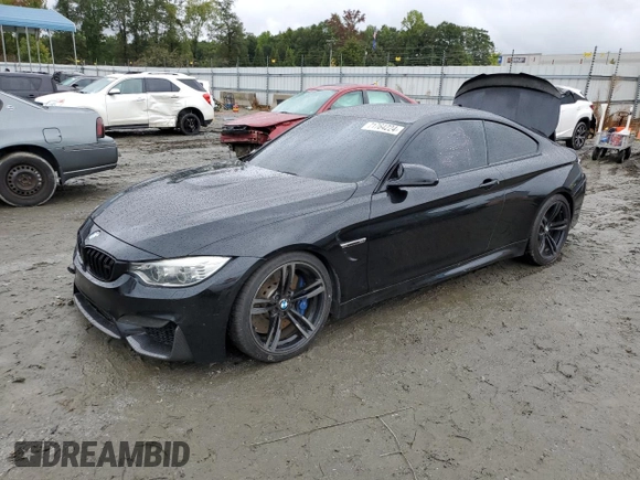 2015 BMW M4 with VIN WBS3R9C51FK330380, listed as a Copart auction lot 71764224 with 126,040 mi miles and Salvage Title. Bid and sale history available at carsss.com. Image 1.