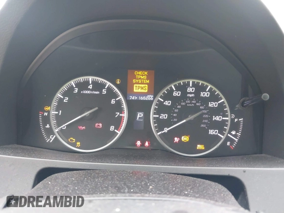 2017 Acura RDX with VIN 5J8TB3H31HL011012, listed as a IAAI auction lot 41504854 with 165,266 mi miles. Bid and sale history available at carsss.com. Image 7.