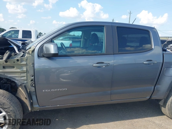 2021 Chevrolet Colorado 2WD LT with VIN 1GCGSCEN7M1209427, listed as a IAAI auction lot 40296591 with 79,785 mi miles. Bid and sale history available at carsss.com. Image 14.