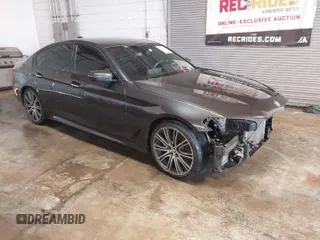 2017 BMW 5 Series 540i with VIN WBAJE5C30HWA92440, listed as a IAAI auction lot 41419183 with 82,139 mi miles and . Bid and sale history available at carsss.com. Image 1.