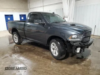 2013 Ram 1500 with VIN 3C6JR7CT6DG577410, listed as a Copart auction lot 48535205 with 75,507 mi miles and Salvage title. Bid and sale history available at DreamBid. Image 4.