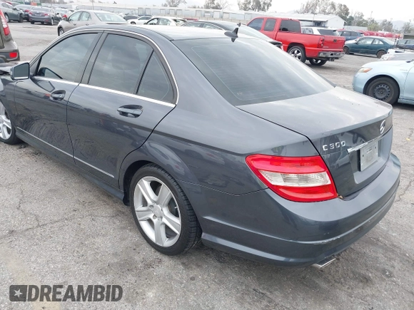 2011 Mercedes-Benz C-Class C 300 Sport with VIN WDDGF5EB5BR133393, listed as a IAAI auction lot 41712905 with 146,428 mi miles. Bid and sale history available at carsss.com. Image 3.