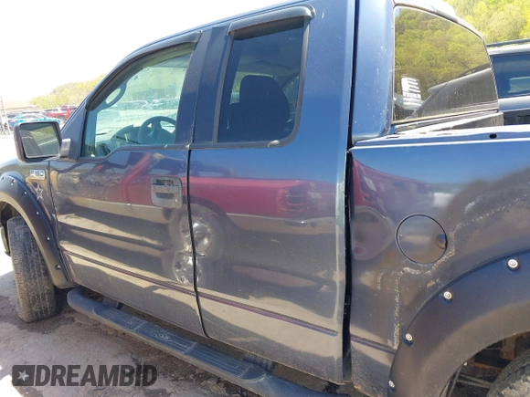 2006 Ford F-150 XLT with VIN 1FTPX14586FA70017, listed as a IAAI auction lot 42127525 with 100,555 mi miles. Bid and sale history available at carsss.com. Image 6.