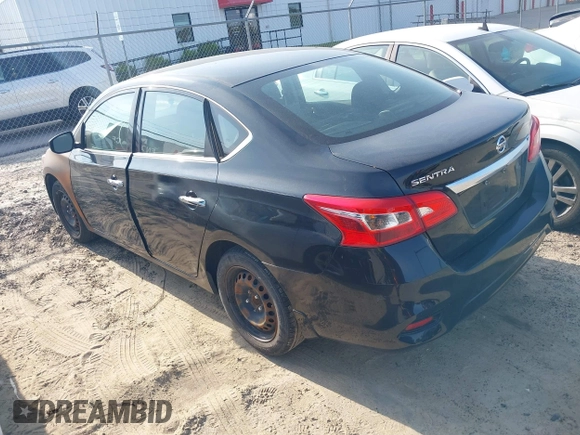 2017 Nissan Sentra S with VIN 3N1AB7AP4HY259811, listed as a IAAI auction lot 42162656 with 244,849 mi miles. Bid and sale history available at carsss.com. Image 3.