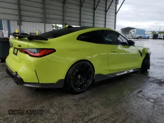 2022 BMW M4 Competition xDrive z VIN WBS43AZ01NCJ66916, wystawiony jako Copart lot #56673785 z przebiegiem 31 899 mil mil oraz Szkody całkowita. Historia ofert i sprzedaży dostępna na DreamBid. Obrazek 3.