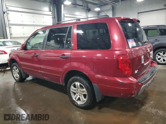 2005 Honda Pilot EX-L with VIN 5FNYF185X5B047522, listed as a Copart auction lot 55839695 with 237,707 mi miles and Salvage title. Bid and sale history available at DreamBid. Image 2.