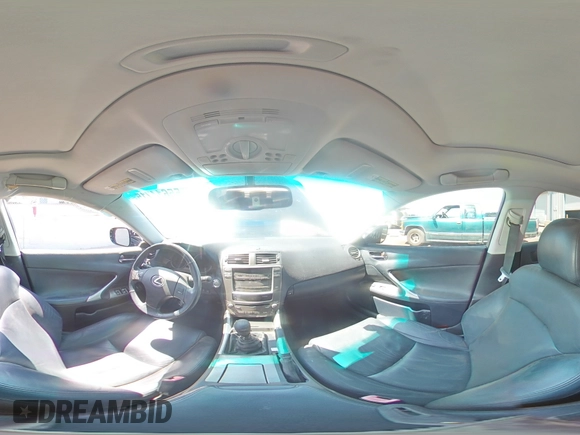 2008 Lexus IS 250 with VIN JTHBK262982067587, listed as a Copart auction lot 55614715 with 125,368 mi miles and Salvage title. Bid and sale history available at DreamBid. Image 14.