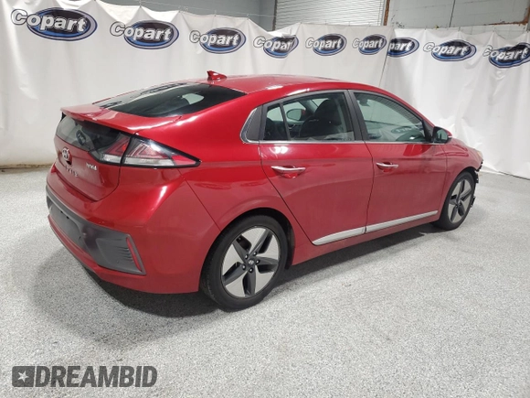 2021 Hyundai Ioniq Limited with VIN KMHC05LC2MU254836, listed as a Copart auction lot 64409905 with 113,209 mi miles and Clean title. Bid and sale history available at DreamBid. Image 3.