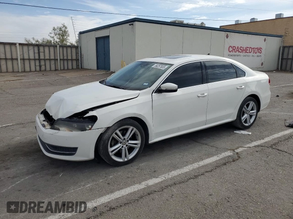 2015 Volkswagen Passat SE с VIN 1VWBV7A39FC090734, выставлен на аукционе Copart как лот 56257835 с пробегом 115 437 миль миль и Списание • Salvage title. История ставок и продаж доступна на DreamBid. Изображение 1.