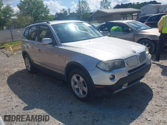 2007 BMW X3 3.0si with VIN WBXPC934X7WF21457, listed as a IAAI auction lot 41903881 with 1 mi miles. Bid and sale history available at carsss.com. Image 1.