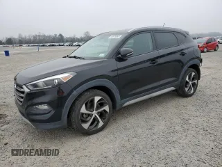 2017 Hyundai Tucson Sport with VIN KM8J3CA27HU596429, listed as a Copart auction lot 48874665 with 77,647 mi miles and Salvage Title. Bid and sale history available at DreamBid. Image 1.