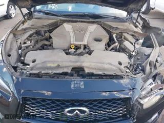 2018 Infiniti Q50 3.0t LUXE with VIN JN1EV7AP5JM352550, listed as a IAAI auction lot 41592531 with 61,453 mi miles. Bid and sale history available at carsss.com. Image 10.