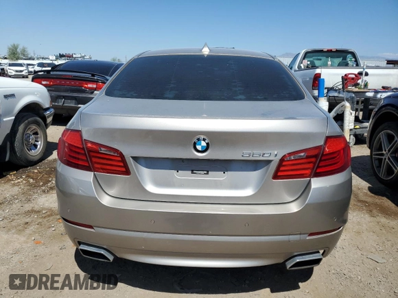 2013 BMW 5 Series 550i with VIN WBAFR9C57DDX80358, listed as a Copart auction lot 71498244 with 120,132 mi miles and Clean Title. Bid and sale history available at DreamBid. Image 6.