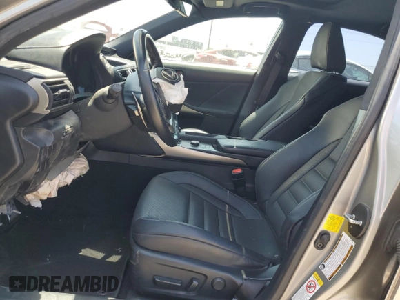2019 Lexus IS 300 with VIN JTHBA1D21K5088150, listed as a Copart auction lot 58271165 with Not provided miles and Salvage title. Bid and sale history available at DreamBid. Image 7.