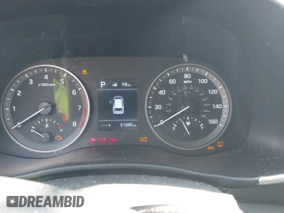 2021 Hyundai Tucson SE with VIN KM8J23A48MU379826, listed as a IAAI auction lot 41887834 with 51,885 mi miles and . Bid and sale history available at DreamBid. Image 7.