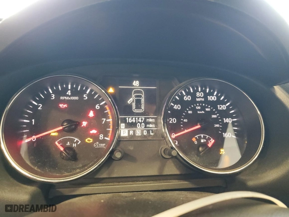 2015 Nissan Rogue Select S with VIN JN8AS5MV8FW752850, listed as a Copart auction lot 53281445 with 164,147 mi miles and Non Repairable. Bid and sale history available at carsss.com. Image 9.