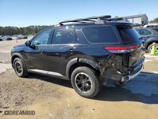 2023 Nissan Pathfinder SV with VIN 5N1DR3BD9PC230150, listed as a Copart auction lot 48236025 with 25,498 mi miles and Salvage Title. Bid and sale history available at carsss.com. Image 2.