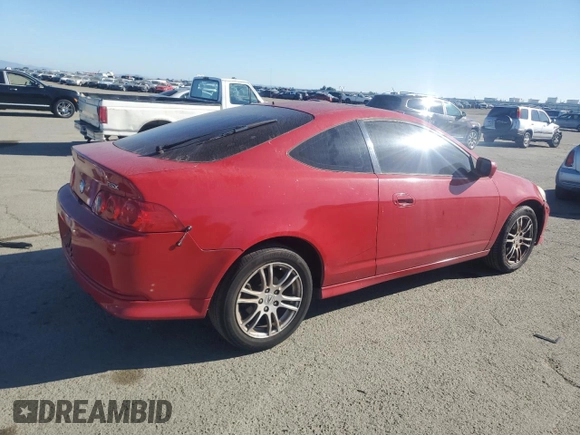 2006 Acura RSX with VIN JH4DC54886S005416, listed as a Copart auction lot 50252995 with 286,902 mi miles and Salvage Title. Bid and sale history available at carsss.com. Image 3.