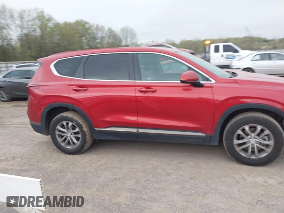 2019 Hyundai Santa Fe SE with VIN 5NMS2CAD5KH053852, listed as a IAAI auction lot 41962062 with 127,177 mi miles. Bid and sale history available at carsss.com. Image 13.