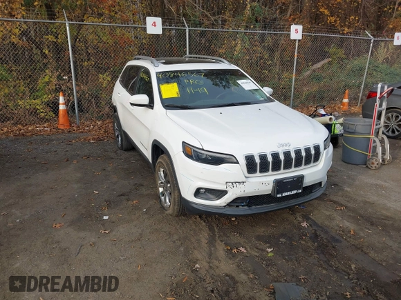 2019 Jeep Cherokee Altitude with VIN 1C4PJMLN1KD412708, listed as a IAAI auction lot 40846567 with 77,314 mi miles and . Bid and sale history available at DreamBid. Image 1.