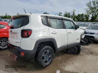 2017 Jeep Renegade Sport с VIN ZACCJAAB0HPF88939, выставлен на аукционе Copart как лот 53102384 с пробегом 58 563 миль миль и Списание • Salvage title. История ставок и продаж доступна на DreamBid. Изображение 3.