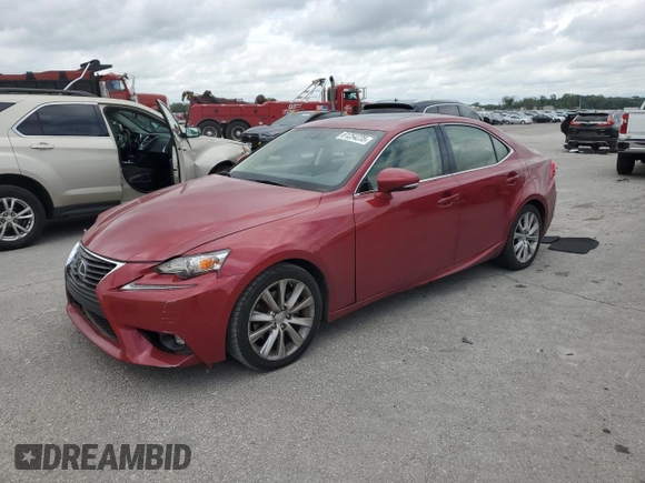 2015 Lexus IS 250 with VIN JTHBF1D25F5055742, listed as a Copart auction lot 61254235 with 102,971 mi miles and Salvage title. Bid and sale history available at DreamBid. Image 1.
