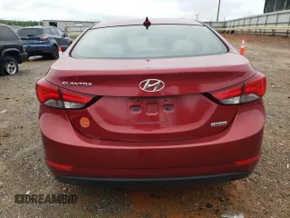 2016 Hyundai Elantra SE with VIN 5NPDH4AE9GH655458, listed as a Copart auction lot 57867065 with 105,358 mi miles and Salvage title. Bid and sale history available at DreamBid. Image 6.