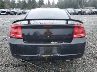 2006 Dodge Charger SRT-8 with VIN 2B3LA73W76H512508, listed as a Copart auction lot 86312114 with 177,592 mi miles and Salvage Title. Bid and sale history available at DreamBid. Image 6.