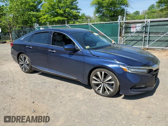 2019 Honda Accord Touring with VIN 1HGCV2F94KA002672, listed as a Copart auction lot 55112775 with 64,937 mi miles and Salvage title. Bid and sale history available at DreamBid. Image 4.