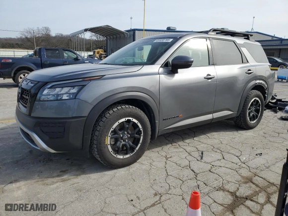 2024 Nissan Pathfinder Rock Creek with VIN 5N1DR3BDXRC286763, listed as a Copart auction lot 45558785 with 9,534 mi miles and Salvage Title. Bid and sale history available at carsss.com. Image 1.